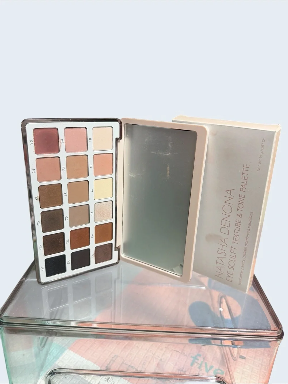 Natasha Denona Eye Sculpt Texture & Tone Neutral & Warm Eyeshadow Palette SOFT